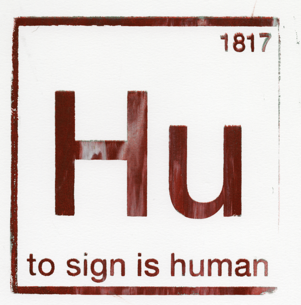 Image result for hu to sign is human